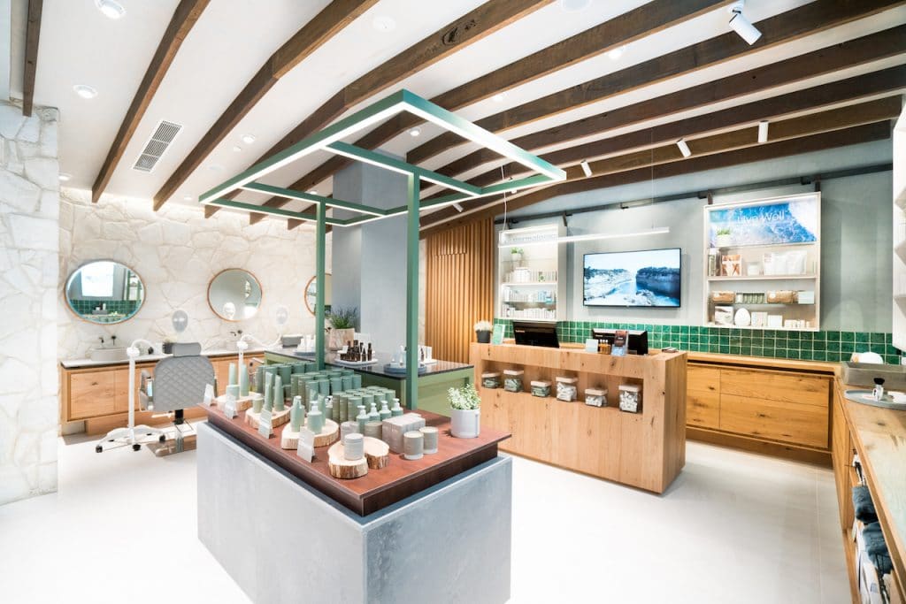 Endota Spa commercial retail fitout by shopfit experts Total Fitouts