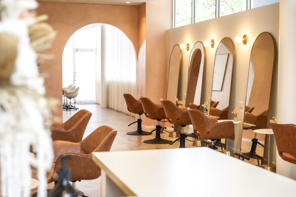 Blondee Salon commercial wellness and beauty fitout done by Total Fitouts