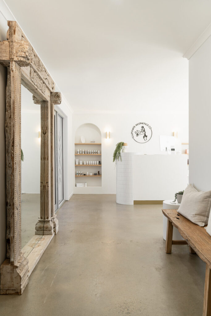 Illuminate Aesthetics commercial wellness and beauty fitout by Total Fitouts Sunshine Coast South