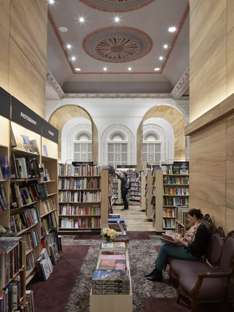 Dymocks commercial retail fitout by shopfit experts Total Fitouts Adelaide Central