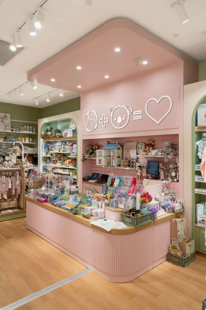 Molly & Bear commercial retail fitout by Total Fitouts Brisbane Inner North shopfit experts