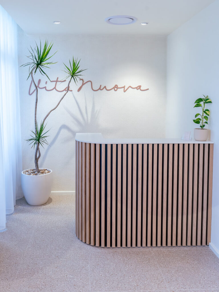 Vita Nuova commercial wellness and beauty fitout by Total Fitouts Illawarra