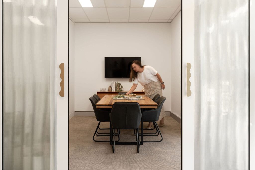 Ishoa and Telia, commercial interior design experts at Total Fitouts Sunshine Coast South