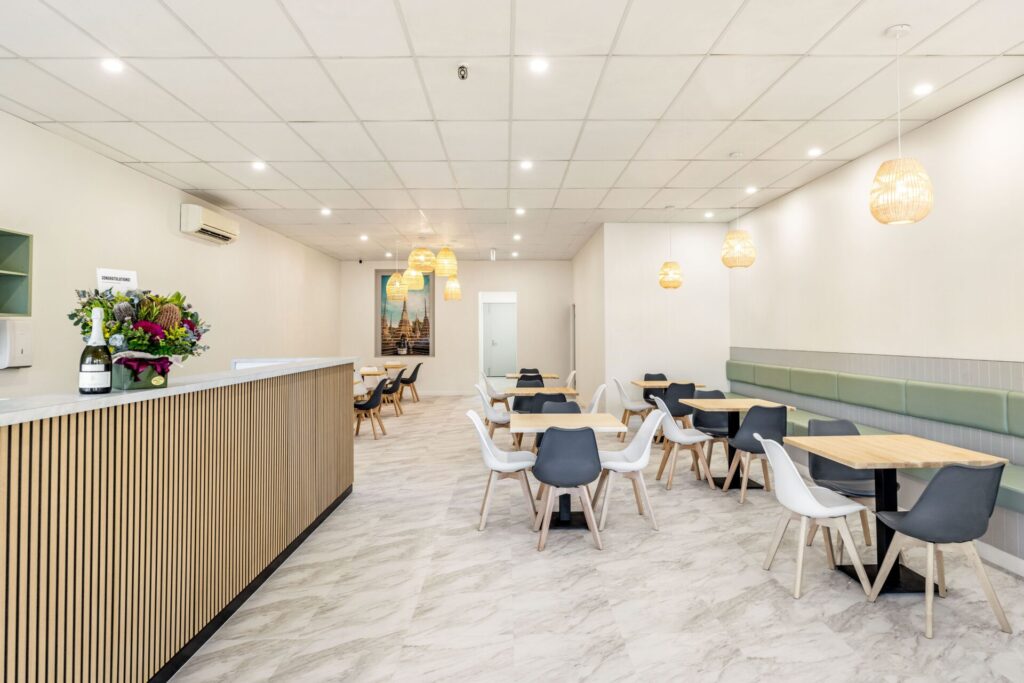 Wara Thai commercial hospitality fitout done by Total Fitouts Wide Bay