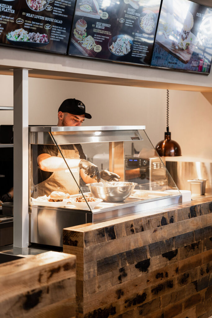 Brazzos Smokehouse commercial hospitality fitout by Total Fitouts Sunshine Coast South